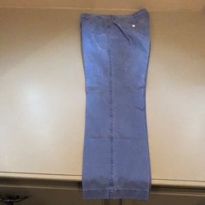 Men’s 100% cotton flat front pants